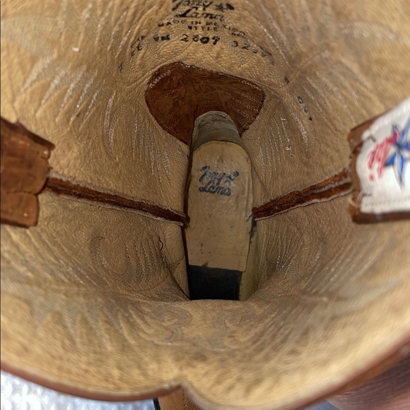 TONY LAMA COWBOY BOOTS FTL-02-124 - Picture 11 of 11